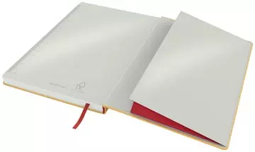 Een Leitz Cosy notitieboek met harde kaft, voor ft B5, geruit, geel koop je bij ShopXPress