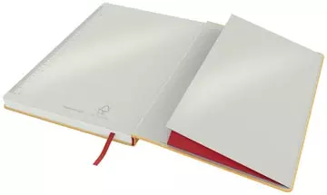 Een Leitz Cosy notitieboek met harde kaft, voor ft B5, gelijnd, geel koop je bij ShopXPress