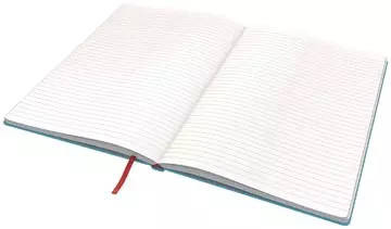 Een Leitz Cosy notitieboek met harde kaft, voor ft B5, gelijnd, blauw koop je bij ShopXPress