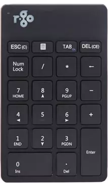 Een R-Go Numpad Break numeriek Bluetooth toetsenbord, zwart koop je bij ShopXPress