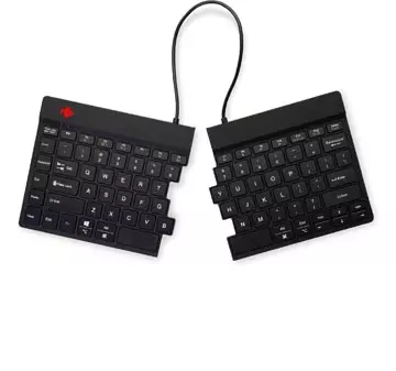 Een R-Go Split Break ergonomisch Bluetooth toetsenbord, qwerty, zwart koop je bij ShopXPress