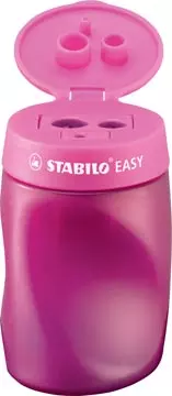Een STABILO EASYsharpener potloodslijper, 2 gaten, voor linkshandigen, roze koop je bij ShopXPress