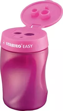 Een STABILO EASYsharpener potloodslijper, 2 gaten, voor rechtshandigen, roze koop je bij ShopXPress