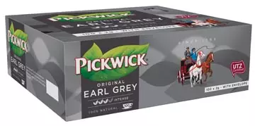 Een Pickwick thee, Earl Grey, pak van 100 stuks koop je bij ShopXPress