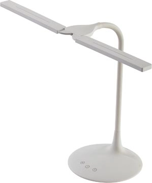 Een ALBA LED draadloze LED bureaulamp Twin, wit koop je bij Supplierz BV