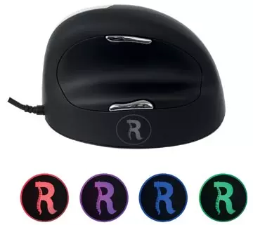 Een R-Go HE ergonomische muis, large, met draad, voor rechtshandigen koop je bij ShopXPress