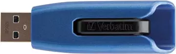 Een Verbatim V3 Max USB 3.0 stick, 128GB, blauw koop je bij ShopXPress