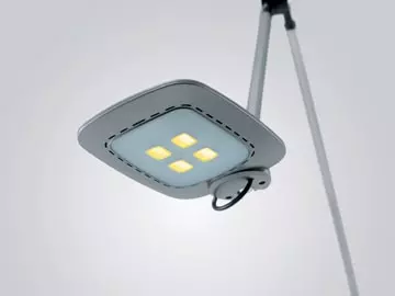 Een Hansa bureaulamp E-Motion, LED, zilver koop je bij ShopXPress