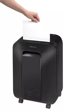Een Fellowes Microshred papiervernietiger LX201, zwart koop je bij ShopXPress