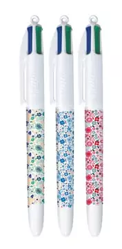Een Bic Colours Décor Limited Edition 4-kleurenbalpen, medium, klassieke inktkleuren koop je bij ShopXPress