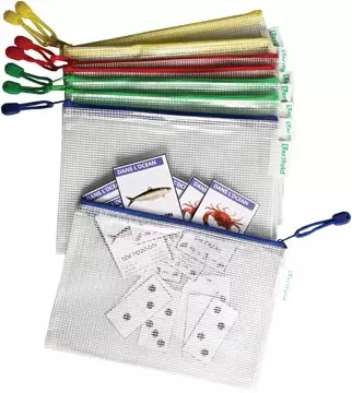 Een Tarifold opbergtas met rits, ft A5, pak van 8 stuks in geassorteerde kleuren koop je bij ShopXPress