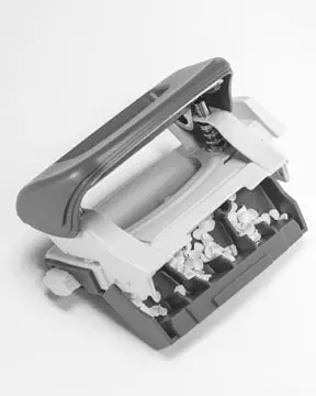 Een Leitz NeXXt Recycle Mini perforator, 10 blad, rood koop je bij ShopXPress