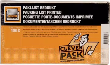 Een Cleverpack documenthouder Documents Enclosed, ft 230 x 112 mm, pak van 100 stuks koop je bij ShopXPress