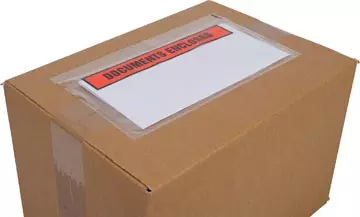 Een Cleverpack documenthouder Documents Enclosed, ft 230 x 112 mm, pak van 100 stuks koop je bij ShopXPress