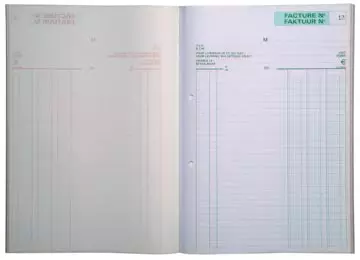 Een Exacompta factuurboek, ft 29,7x21 cm, tweetalig, dupli (50 x 2 vel) koop je bij ShopXPress
