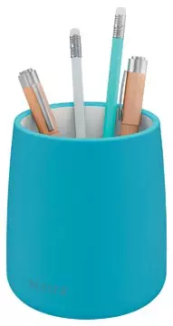 Een Leitz Cosy keramisch pennenbakje, blauw koop je bij ShopXPress