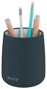 Een Leitz Cosy keramisch pennenbakje, grijs koop je bij ShopXPress