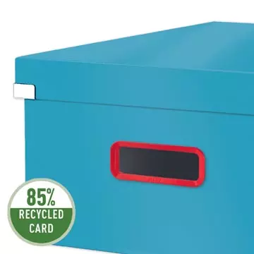 Een Leitz Cosy Click & Store grote opbergdoos, blauw koop je bij ShopXPress