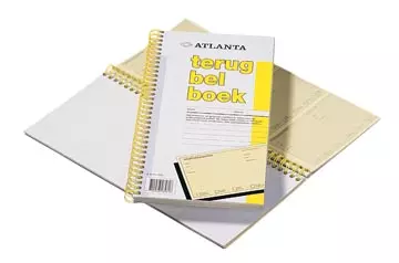 Een Atlanta by Jalema terugbelboeken 400 notities, zelfkopiërend, Nederlandstalig koop je bij ShopXPress