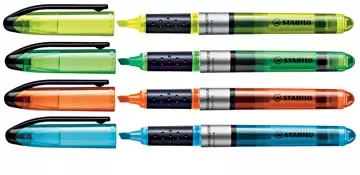 Een STABILO NAVIGATOR markeerstift, geel koop je bij ShopXPress