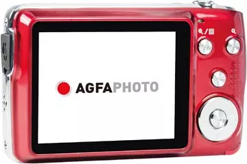 Een AgfaPhoto digitaal fototoestel DC8200, rood koop je bij ShopXPress