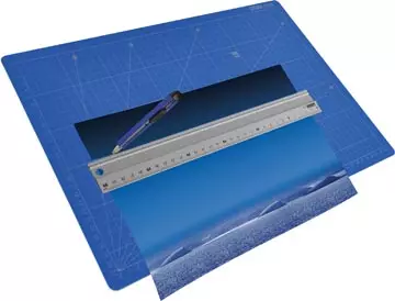 Een Desq Professionele snijmat, 5-laags, blauw, ft 30 x 45 cm koop je bij ShopXPress