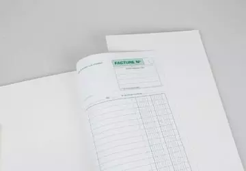 Een Pergamy orderboek, met opdruk Facture, zelfkopiërend, tweevoud, 2 x 50 vel, formaat 14,8 x 21 cm koop je bij ShopXPress