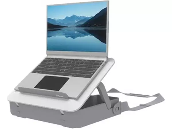 Een Fellowes Breyta laptoptas, met laptopstandaard, wit koop je bij ShopXPress