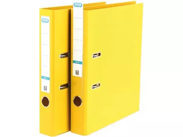 Een Elba ordner Smart Pro+, geel, rug van 5 cm koop je bij ShopXPress