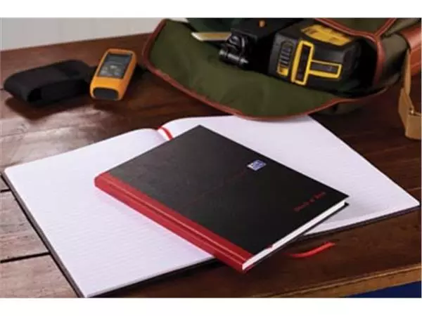 Een Oxford Black n' Red notitieboek, ft A5, gelijnd, 192 bladzijden koop je bij ShopXPress