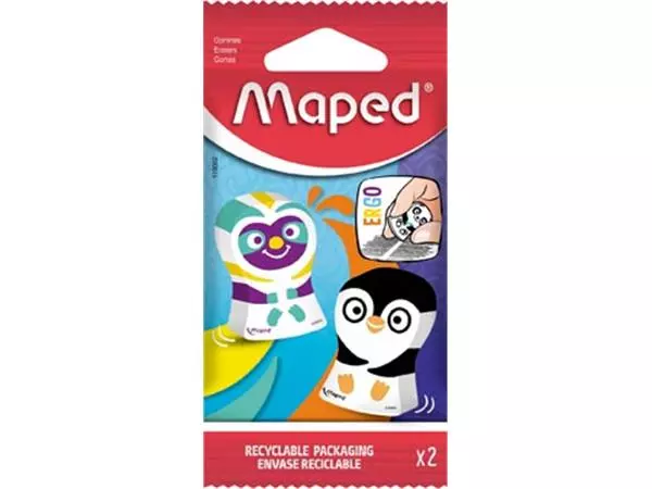 Vous pouvez acheter un Maped gomme Ergo Fun, blister de 2 pièces chez Supplierz BV