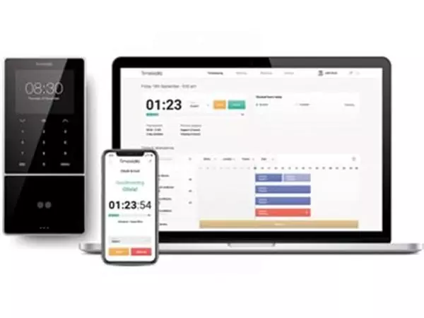 Buy your Safescan TimeMoto TM-838 SC tijdsregistratiesysteem met MIFARE, RFID en gezichtsherkenning at Supplierz BV