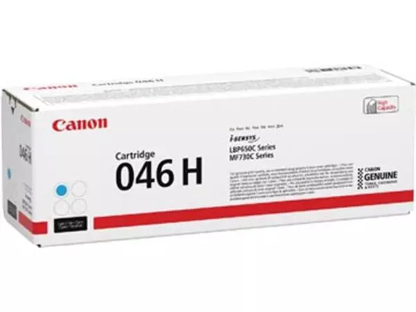 Een Canon toner 046H, 5.000 pagina's, OEM 1253C002, cyaan koop je bij Supplierz BV