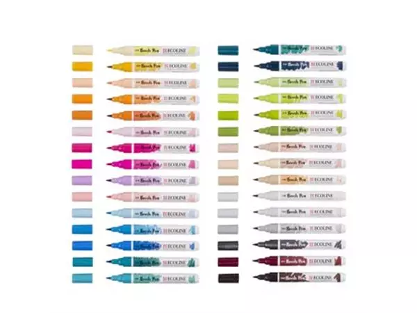 Een Talens Ecoline Brush pen, etui van 30 stuks, set Additional koop je bij ShopXPress