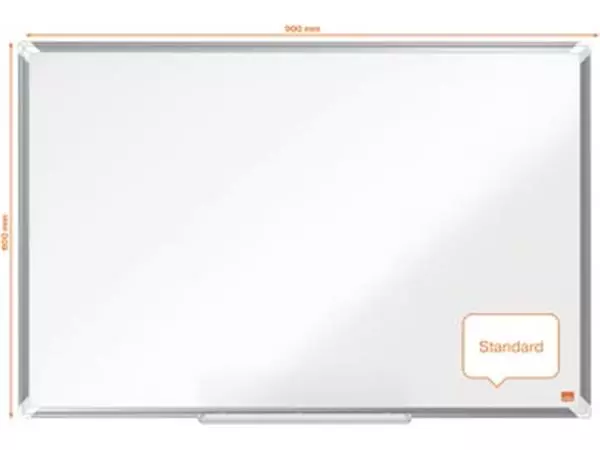 Een Nobo Premium Plus whiteboard, emaille, magnetisch, 60 x 90 cm koop je bij ShopXPress