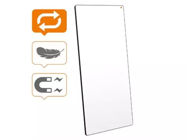 Een Nobo Move & Meet panneau, whiteboard, 90 x 180 cm, met zwart kader koop je bij ShopXPress