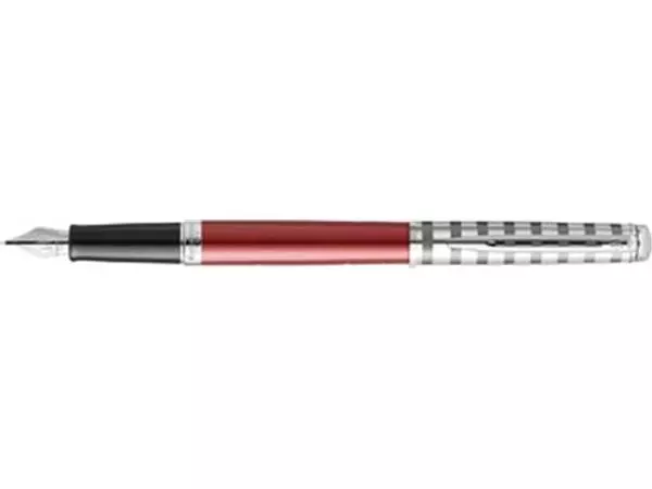 Een Waterman vulpen Hémisphère Deluxe Red met palladium detail koop je bij Supplierz BV