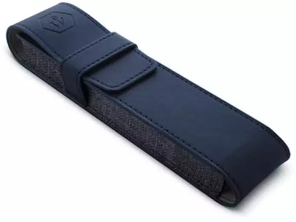 Een Waterman giftbox vulpen Expert black met palladium detail + blauw penzakje koop je bij ShopXPress