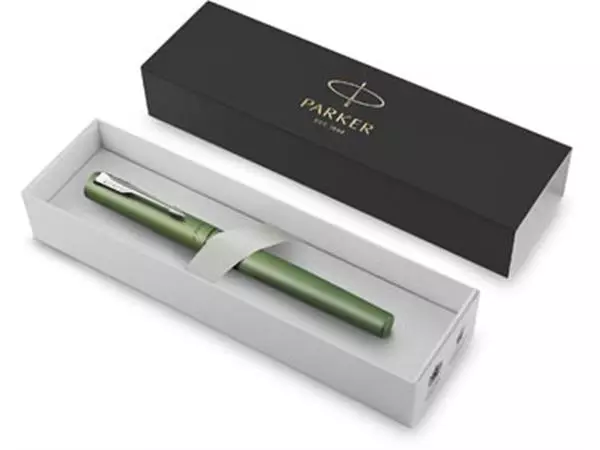 Een Parker roller Vector XL, fijn, in giftbox, groen koop je bij ShopXPress