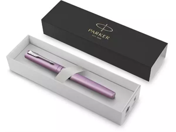 Vous pouvez acheter un Parker roller Vector XL, moyenne, en boîte-cadeau, lila chez Supplierz BV