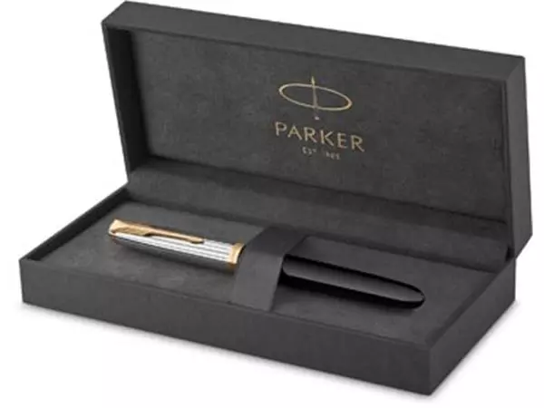 Een Parker 51 Premium vulpen fijn, zwart GT koop je bij Supplierz BV