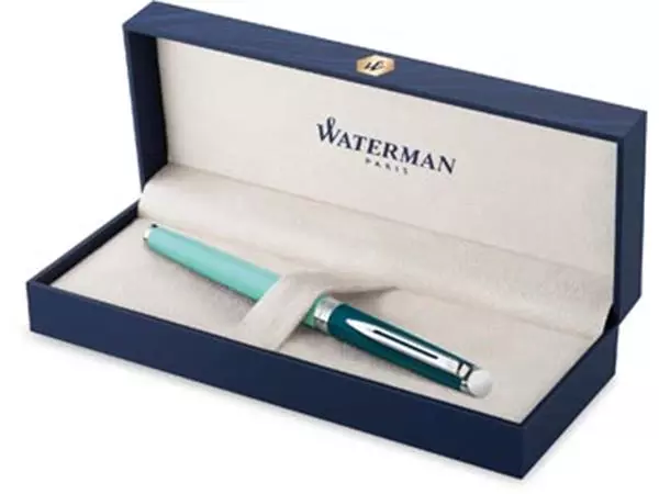 Een Waterman Hémisphère Colour Blocking vulpen, medium punt, Green CT koop je bij Supplierz BV