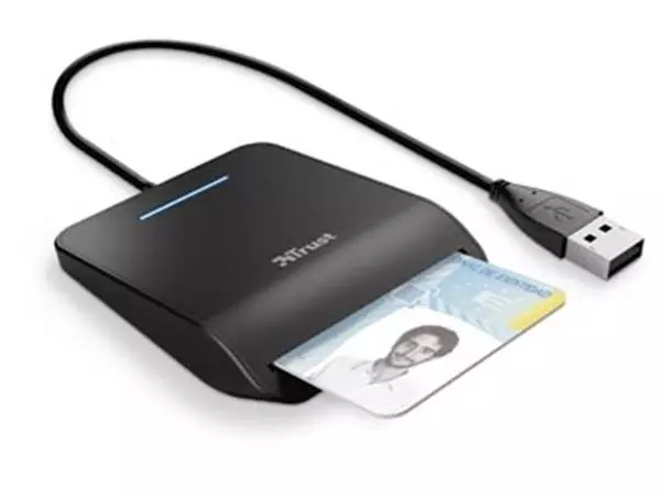 Een Trust Primo DNI Smartcard eID kaartlezer koop je bij ShopXPress