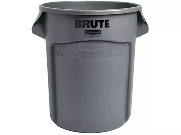 Een Rubbermaid afvalcontainer Brute, zonder deksel, 76 liter, grijs koop je bij ShopXPress