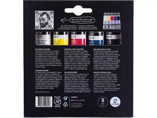 Vous pouvez acheter un Van Gogh set de mélange primaire, peinture à l'huile, 5 x 20 ml chez Supplierz BV