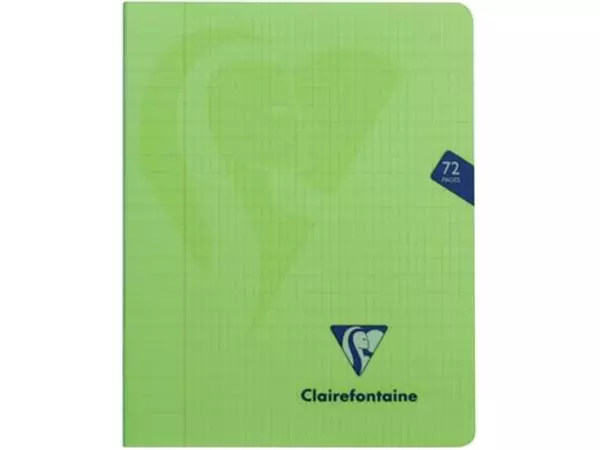 Een Clairefontaine schrift mimesys voor ft A5, 72 bladzijden, kaft in PP, geruit 4 x 8, geassorteerde kleuren koop je bij ShopXPress