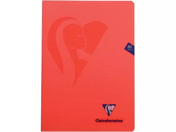 Een Clairefontaine schrift mimesys voor ft A4, 80 bladzijden, kaft in PP, gelijnd, geassorteerde kleuren koop je bij ShopXPress