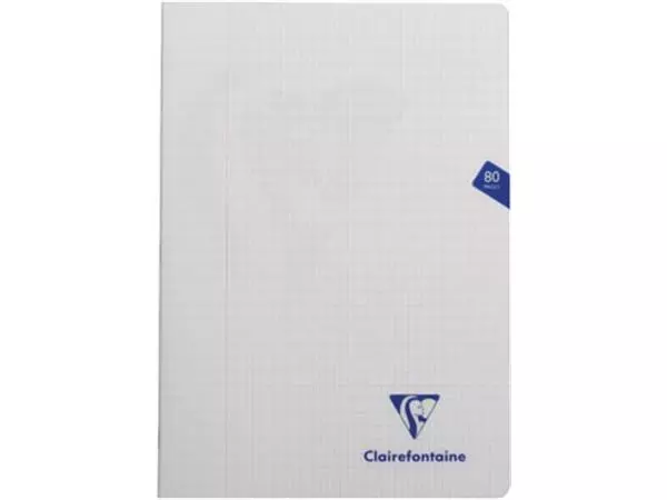 Een Clairefontaine schrift mimesys voor ft A4, 80 bladzijden, kaft in PP, geruit 4 x 8, geassorteerde kleuren koop je bij ShopXPress