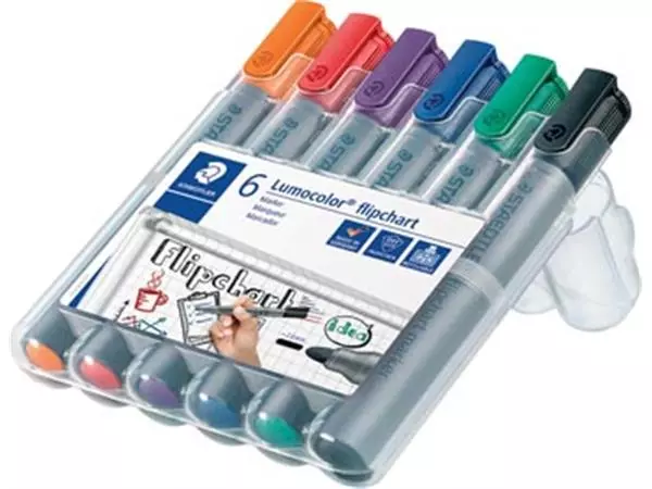 Sie können einen Staedtler merkstift Lumocolor Flipchart 6 stuks bei Supplierz BV kaufen