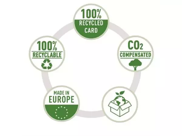 Een Leitz Recycle snelhechtmap, ft A4, 100 % gerecycleerde karton, zwart koop je bij ShopXPress